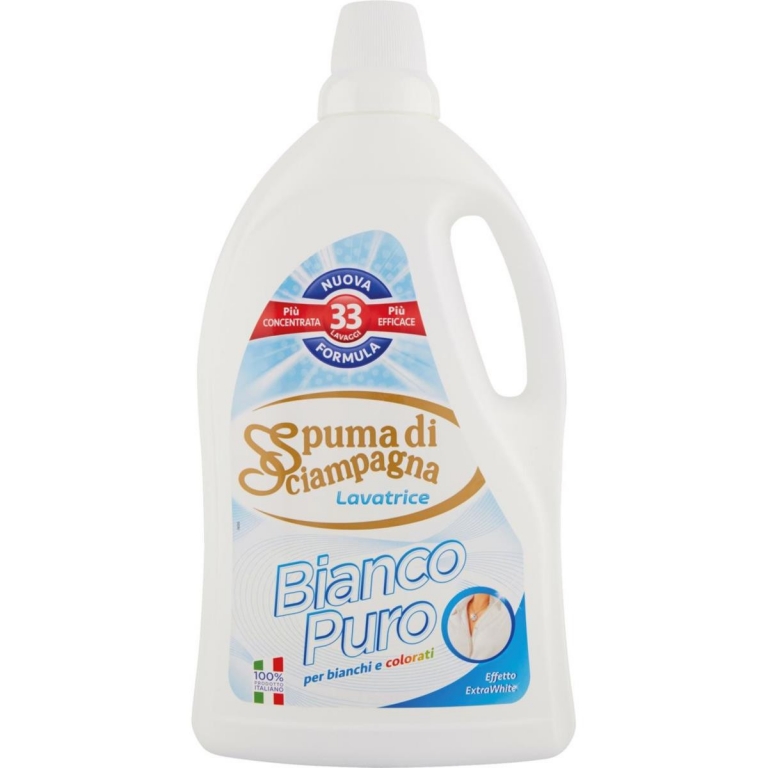 spumadisciampagna liquid pure white 36 washings